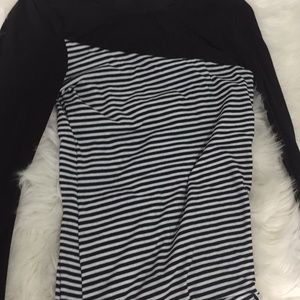 Black and White Long sleeve shirt